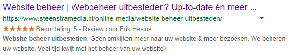 Yoast SEO omschrijving - Steenstra Media