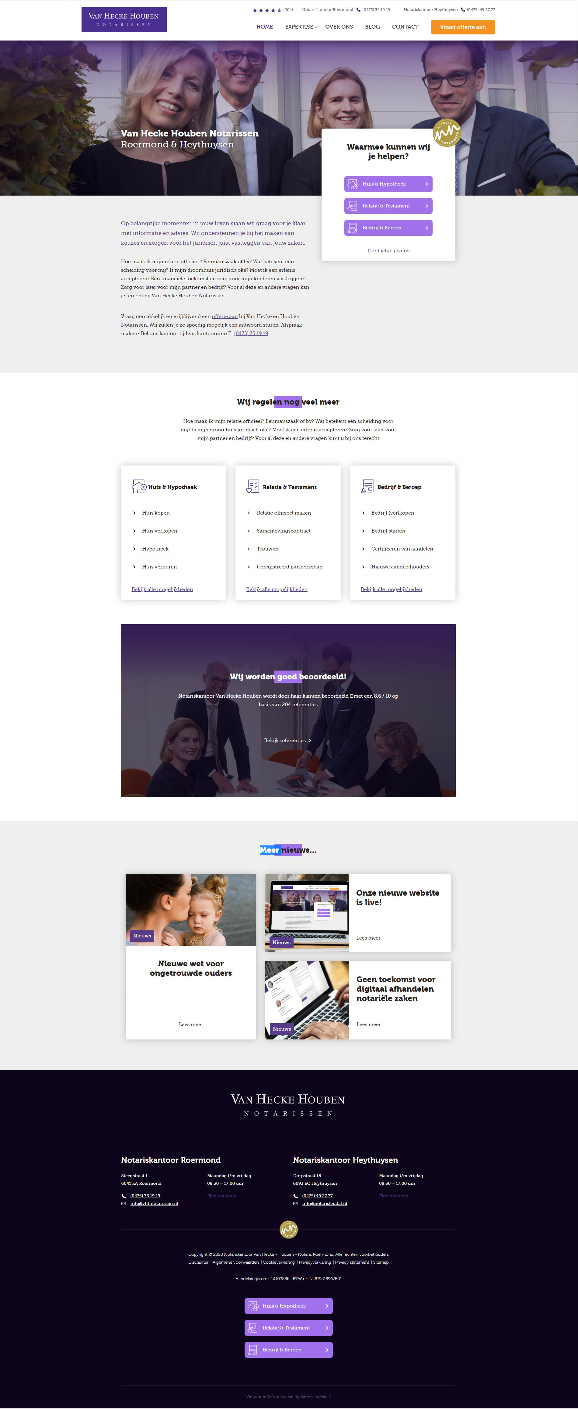 website-roermond-Hecke-Houben-Notarissen-Netwerk-SteenstraMedia