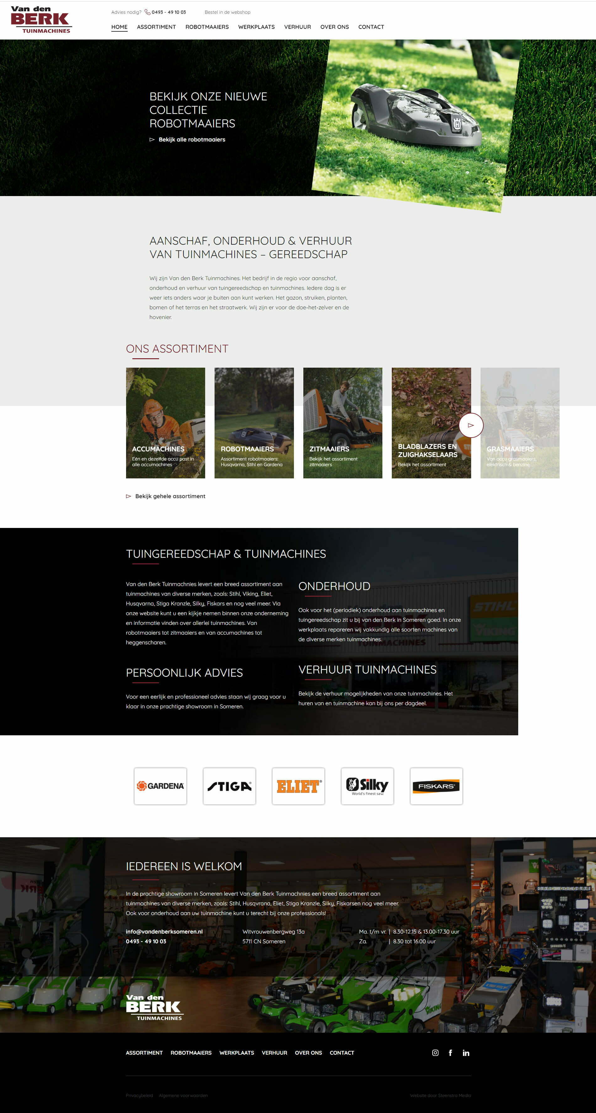 Website-someren-van-den-Berk-Tuinmachines