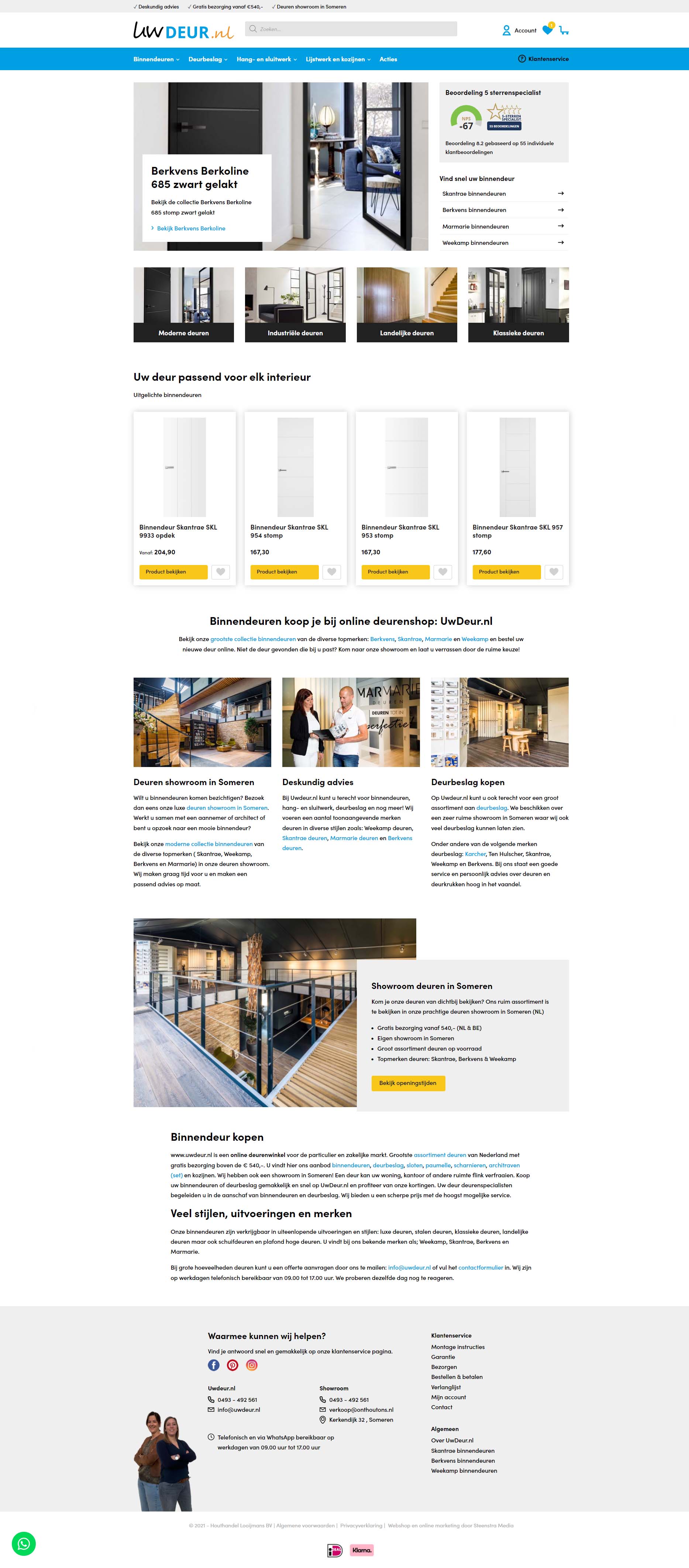 Webshop Woocommerce laten maken - Uwdeur Steenstra Media Reclame- en Internetbureau