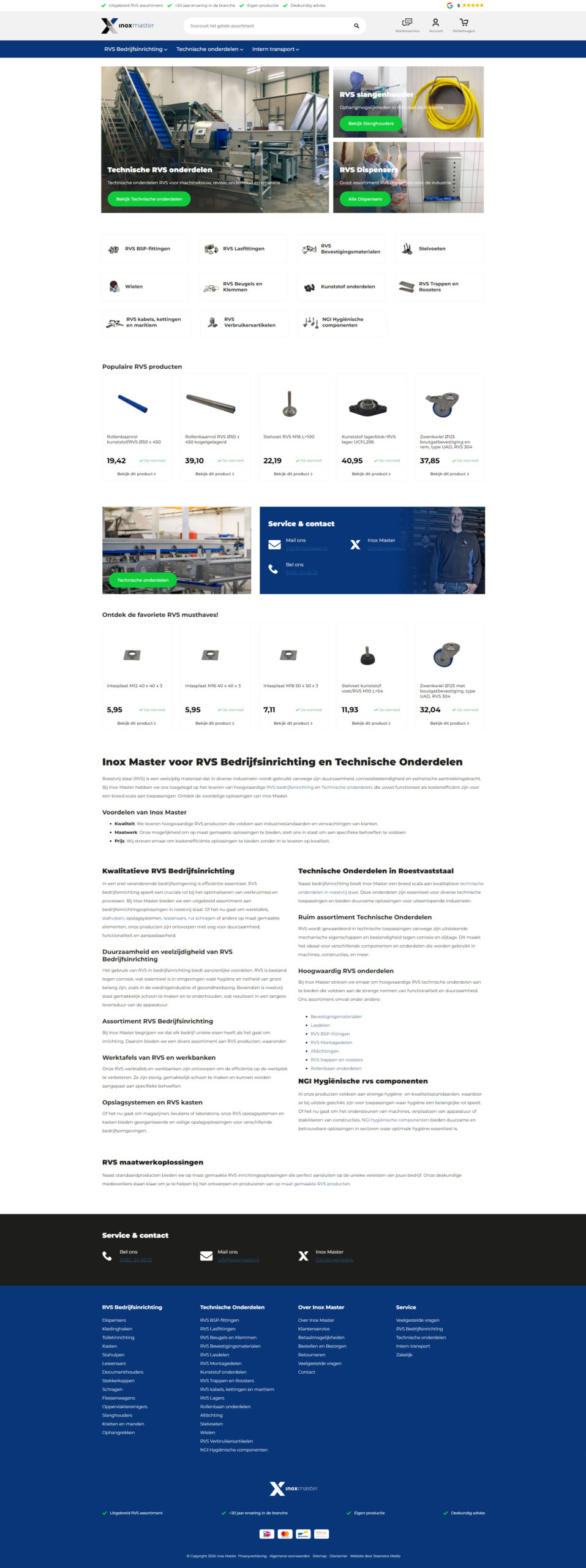 Webshop InoxMaster - Steenstra Media Reclame en Internetbureau